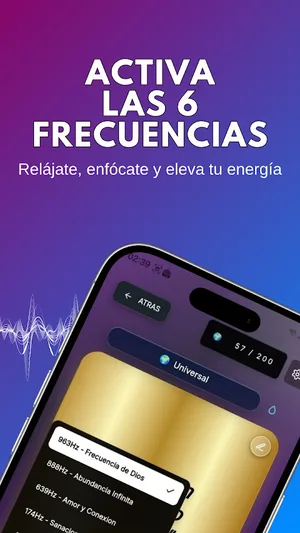 Activa las 6 frecuencias
