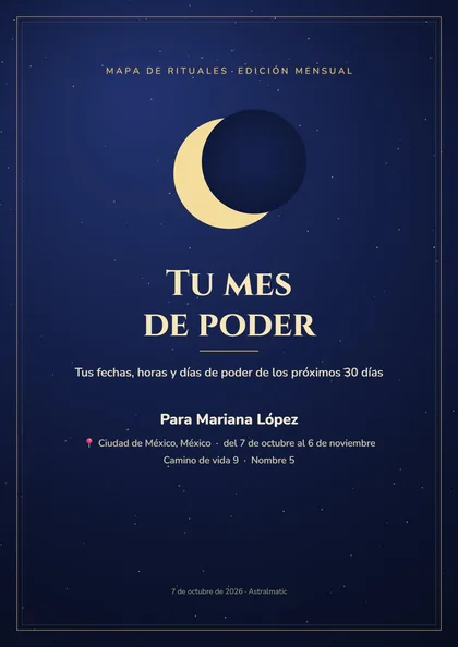 Portada del Mes de poder